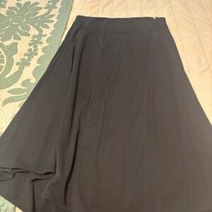 Victor Costa Classic Black A-Line Skirt